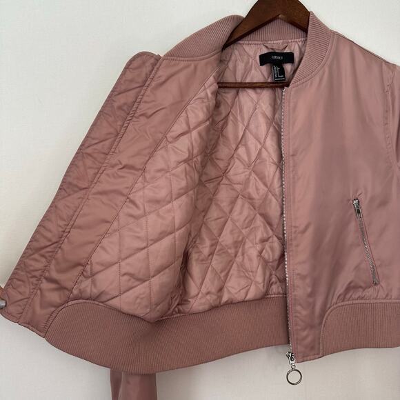 Forever 21 Mauvy Pink Bomber Jacket - Picture 7 of 13